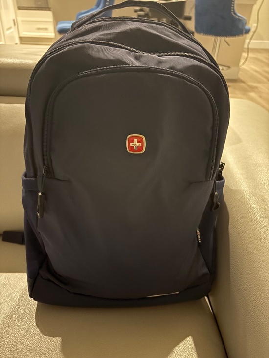 New ?SWISSGEAR The Orientation Travel Laptop Backpack Navy Blue Ultra Light main image 5